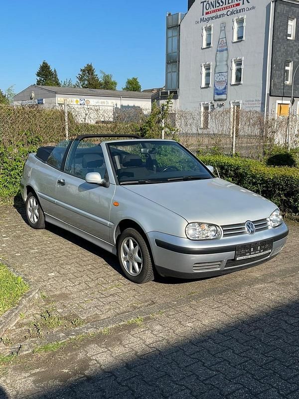 Silber Gebraucht 2000 VW Golf Cabriolet Cabrio | 1.000 € (Superpreis) - Bild 1/4