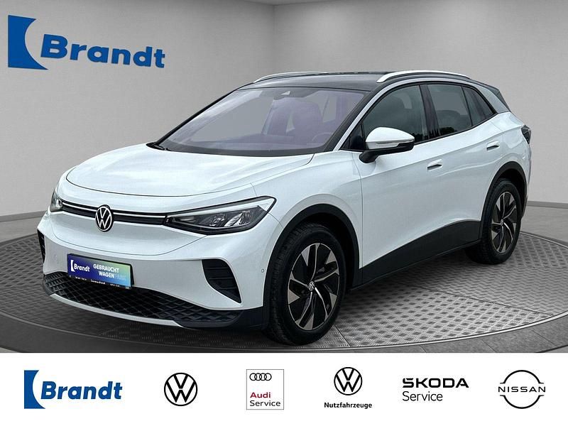 Gletscherweiß metallic schwarz (metallic) Gebraucht 2024 VW ID.4 Pro SUV | 35.990 € (Superpreis) - Bild 1/3