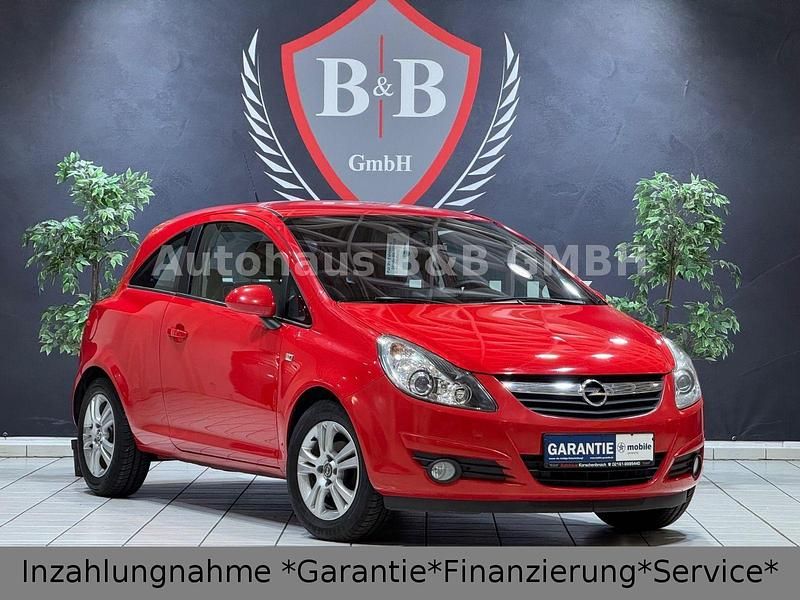 Rot Gebraucht 2010 Opel Corsa Kleinwagen | 3.490 € (Fairer Preis) - Bild 1/4