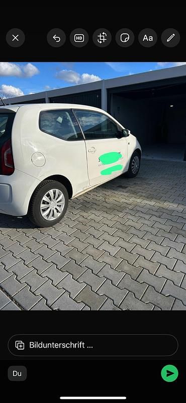 Gebraucht VW up! 60 PS (44 kW) 2015 Weiß Kleinwagen