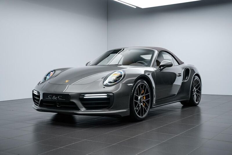 Achatgraumetallic Gebraucht 2018 Porsche 911 Turbo S Cabriolet Chrono Cabrio | 164.900 € (Etwas zu teuer) - Bild 1/4
