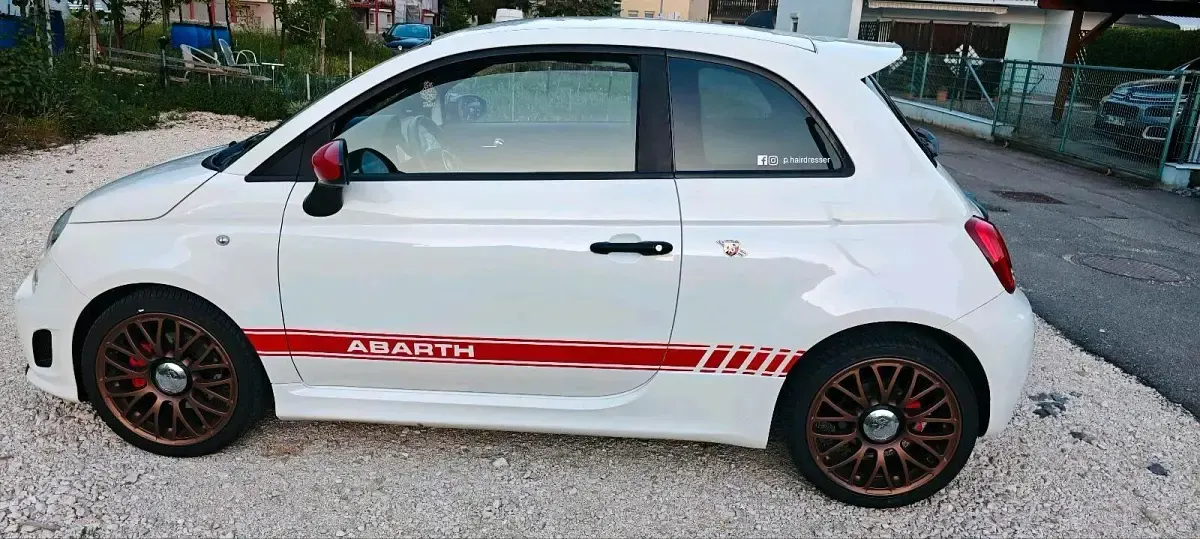 Gebraucht Abarth 500 135 PS (99 kW) 2008 Weiß Kleinwagen