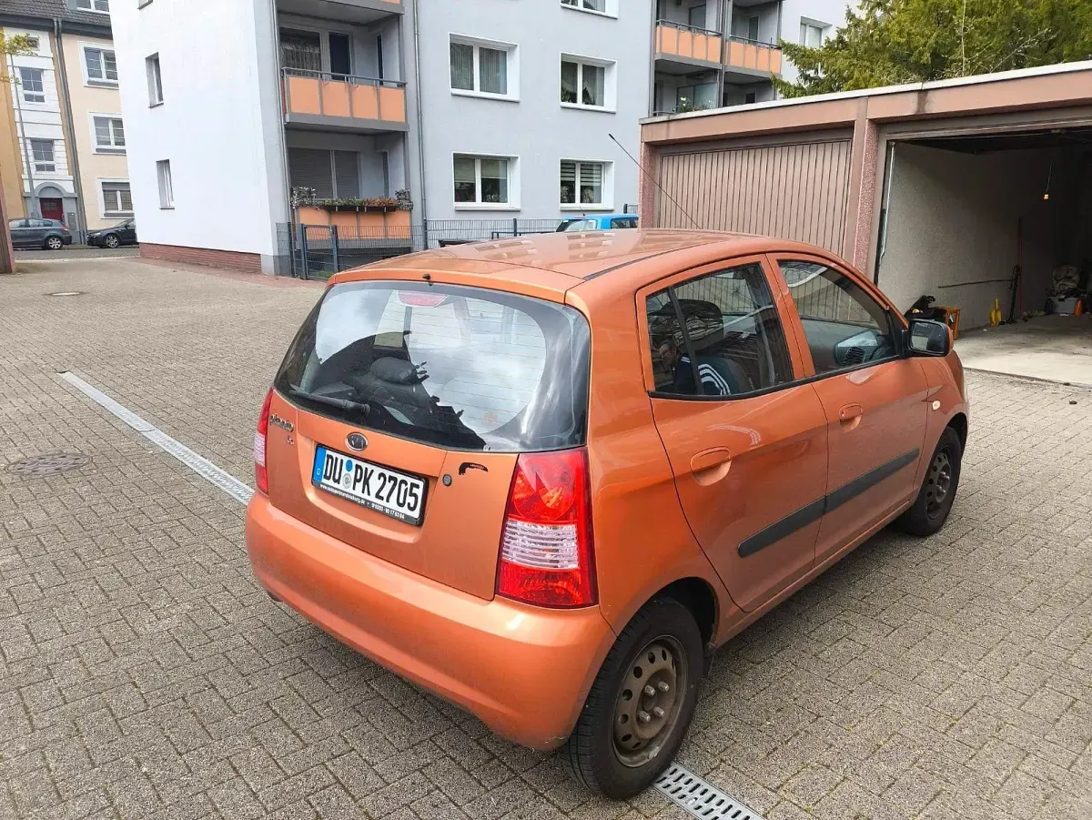 Gebraucht Kia Picanto EX 65 PS (47 kW) 2006 Orange Kleinwagen