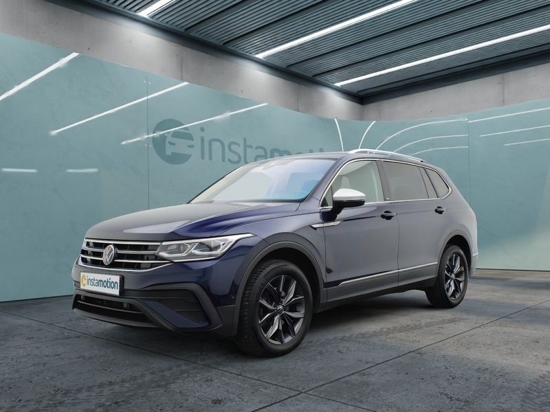 Blau Gebraucht 2023 VW Tiguan Allspace S SUV | 37.750 € (Fairer Preis) - Bild 1/4
