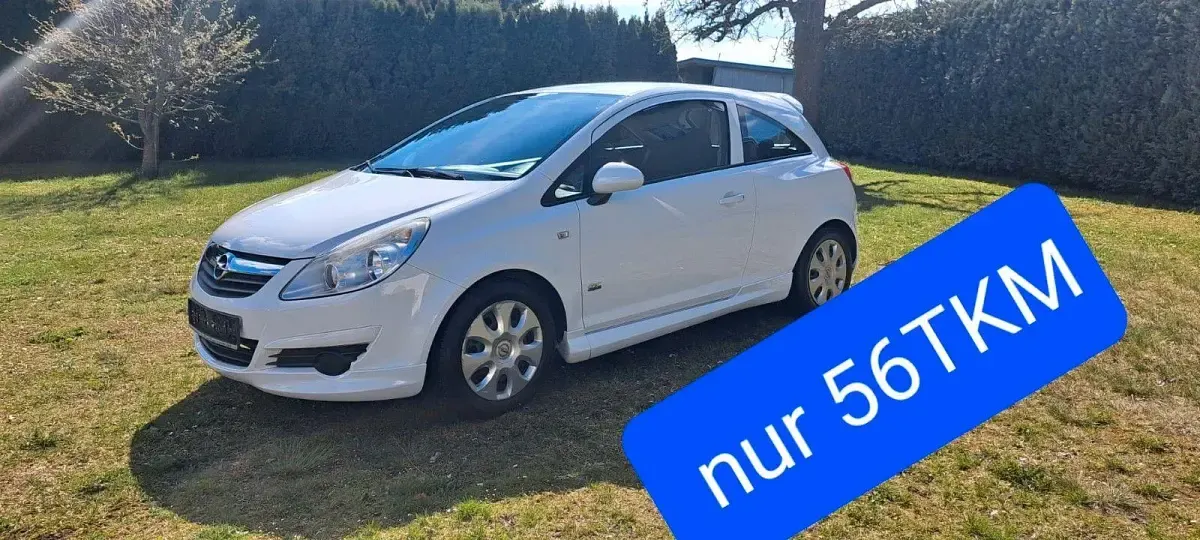 Gebraucht Opel Corsa Sport 88 PS (64 kW) 2009 Weiß Kleinwagen