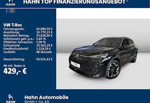 Neu VW T-Roc R-line 150 PS (110 kW) 2026 Schwarz SUV