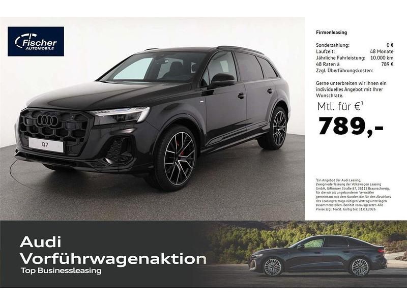 Schwarz Gebraucht 2025 Audi Q7 S-Line SUV | 94.980 € - Bild 1/4