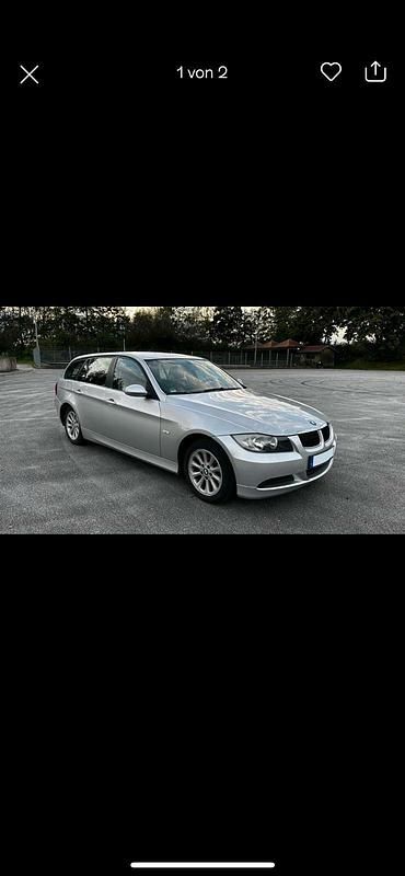 Gebraucht BMW 318 143 PS (105 kW) 2007 Silber Kombi