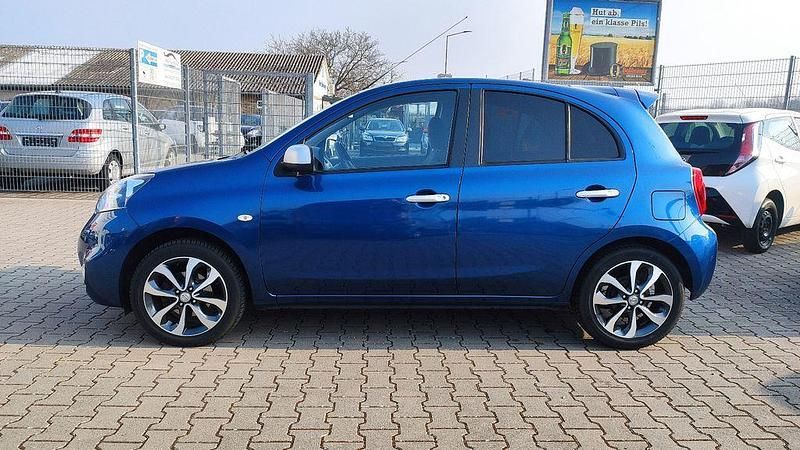 Gebraucht Nissan Micra N-TEC 80 PS (58 kW) 2017 Blau Kleinwagen