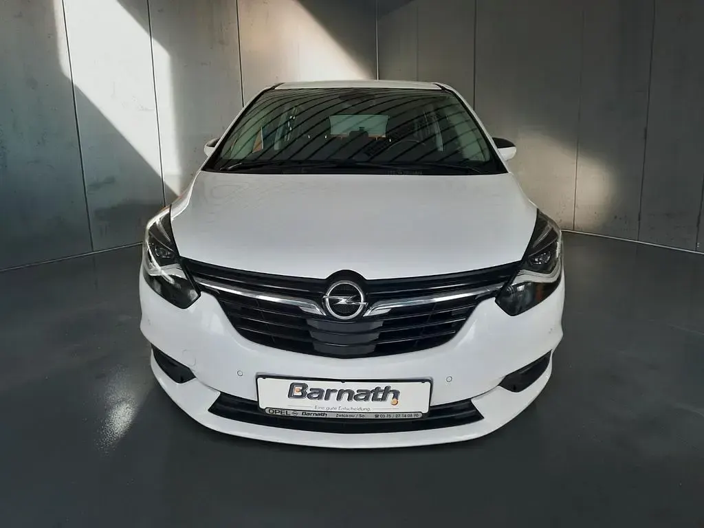 Gebraucht Opel Zafira Edition 120 PS (88 kW) 2018 Weiß Van / Kleinbus