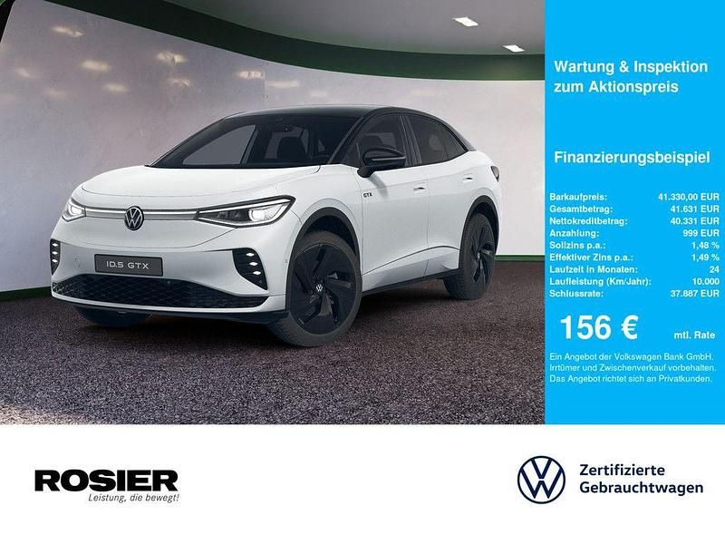 Weiss / gletscherweiss Gebraucht 2025 VW ID.5 GTX SUV | 41.330 € (Superpreis) - Bild 1/4