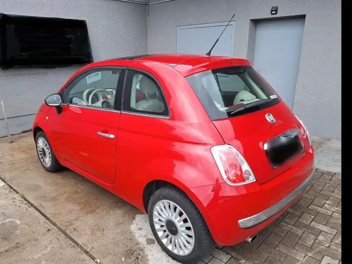 Gebraucht Fiat 500 Lounge 71 PS (52 kW) 2011 Rot Kleinwagen
