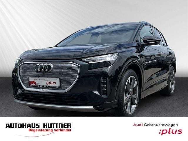 Mythosschwarz metallic Gebraucht 2022 Audi Q4 e-tron Ambiente SUV | 35.421 € (Fairer Preis) - Bild 1/4