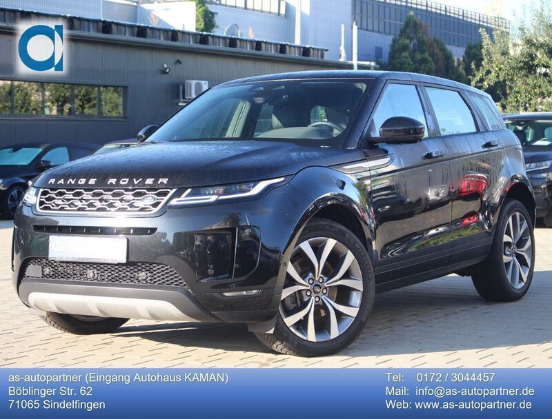 Santorini black Gebraucht 2021 Land Rover Range Rover evoque SE SUV | 31.900 € (Fairer Preis) - Bild 1/4