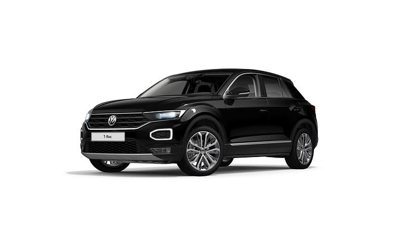 Schwarz Gebraucht 2019 VW T-Roc IQ Drive SUV | 18.390 € (Fairer Preis) - Bild 1/2