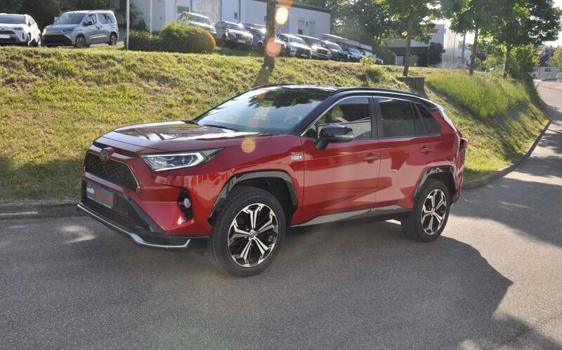 Karminarot metallic Gebraucht 2021 Toyota RAV4 Hybrid Style SUV | 37.520 € (Fairer Preis) - Bild 1/4