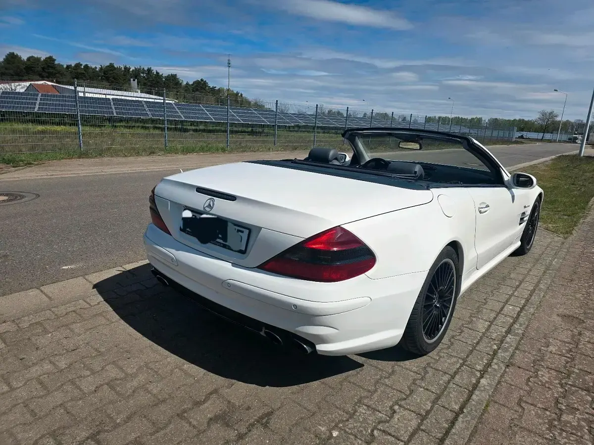 Gebraucht Mercedes SL55 AMG AMG 505 PS (371 kW) 2003 Weiß Coupé