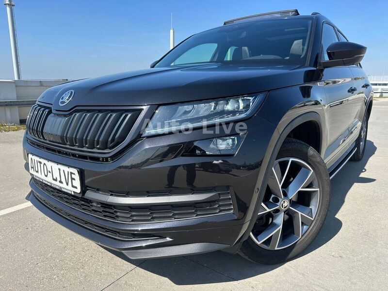 Schwarz Gebraucht 2021 Skoda Kodiaq SportLine SUV | 32.990 € (Fairer Preis) - Bild 1/4