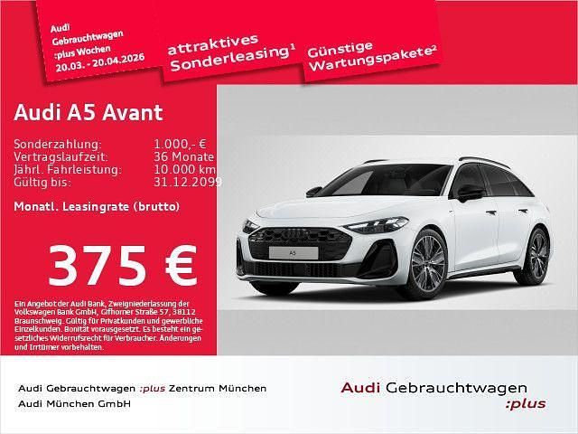 Gebraucht Audi A5 S-Line 204 PS (150 kW) 2025 Gletscherweiß metallic Kombi