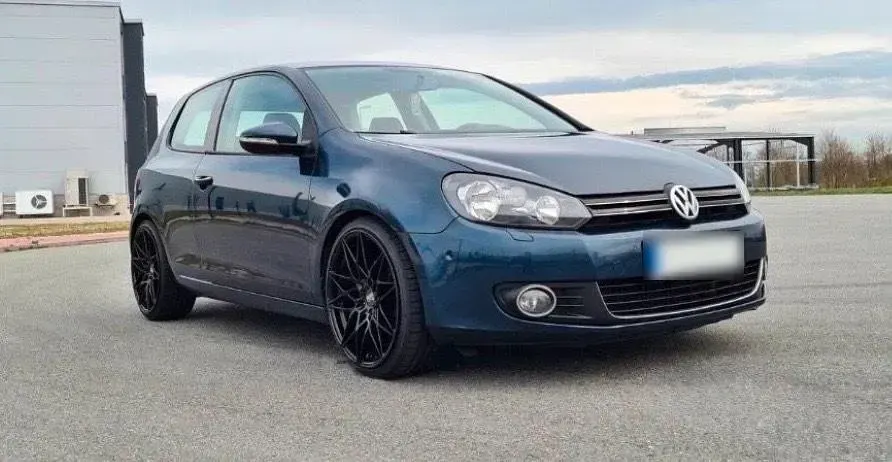 Gebraucht VW Golf VI Highline 122 PS (89 kW) 2009 Blau Kleinwagen