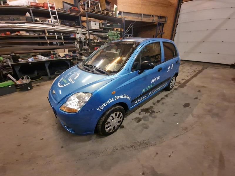 Blau Gebraucht 2008 Chevrolet Matiz Kleinwagen | 600 € (Superpreis) - Bild 1/4