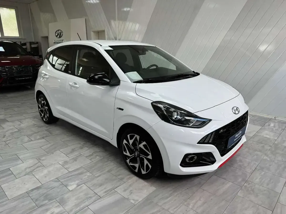 Gebraucht Hyundai i10 N Line 101 PS (74 kW) 2020 Polar white Kleinwagen