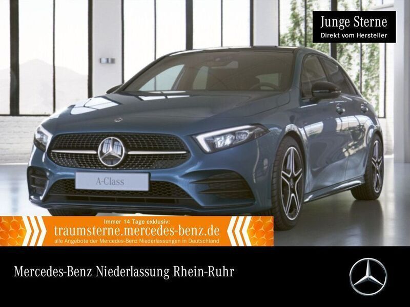 Denimblau Gebraucht 2020 Mercedes A250 AMG Limousine | 25.890 € (Fairer Preis) - Bild 1/3