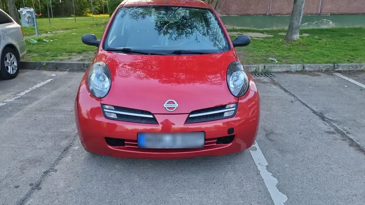 Gebraucht Nissan Micra 80 PS (58 kW) 2006 Rot Kleinwagen