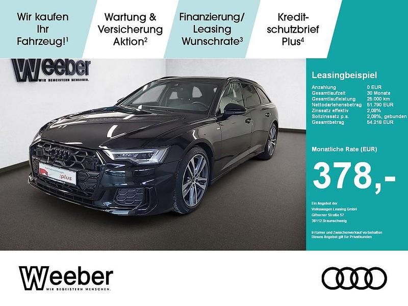 Mythosschwarz metallic Gebraucht 2025 Audi A6 S-Line Kombi | 51.790 € (Guter Preis) - Bild 1/4