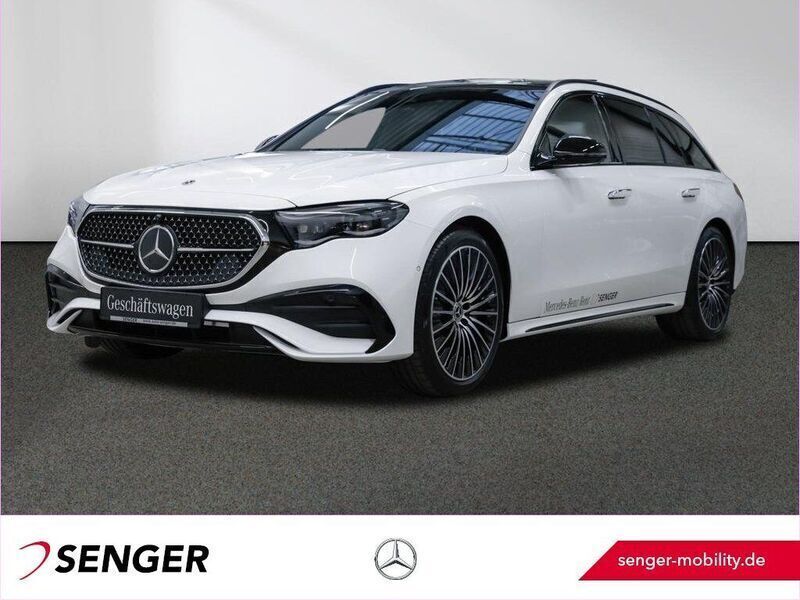 Weiß Gebraucht 2024 Mercedes E220 AMG Limousine | 63.970 € - Bild 1/4