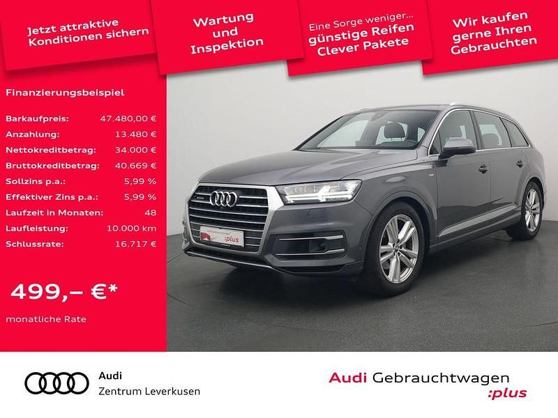 Daytonagrau perleffekt Gebraucht 2019 Audi Q7 Ambiente SUV | 47.480 € (Fairer Preis) - Bild 1/4