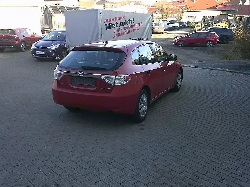 Gebraucht Subaru Impreza Active 107 PS (78 kW) 2009 Rot Limousine