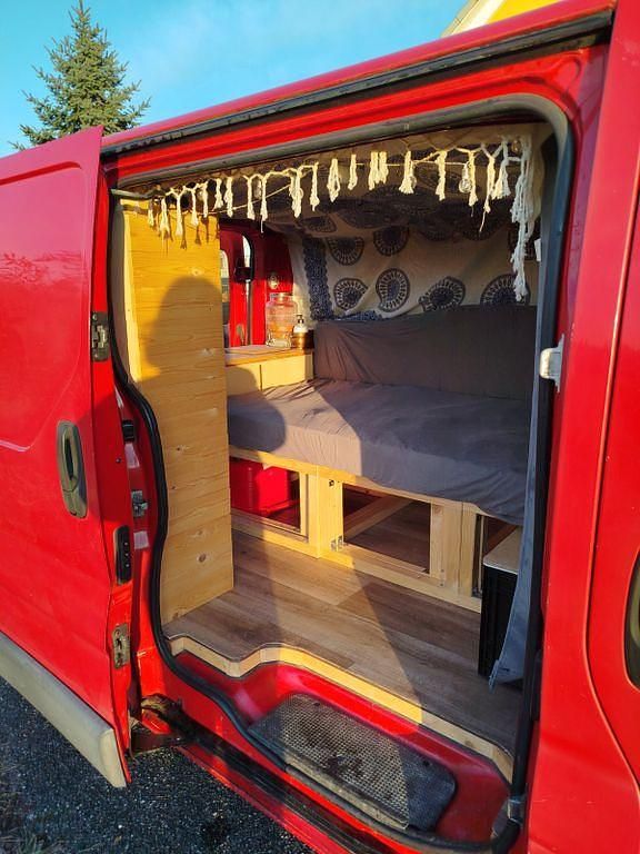 Gebraucht Opel Vivaro 82 PS (60 kW) 2002 Rot Van / Kleinbus