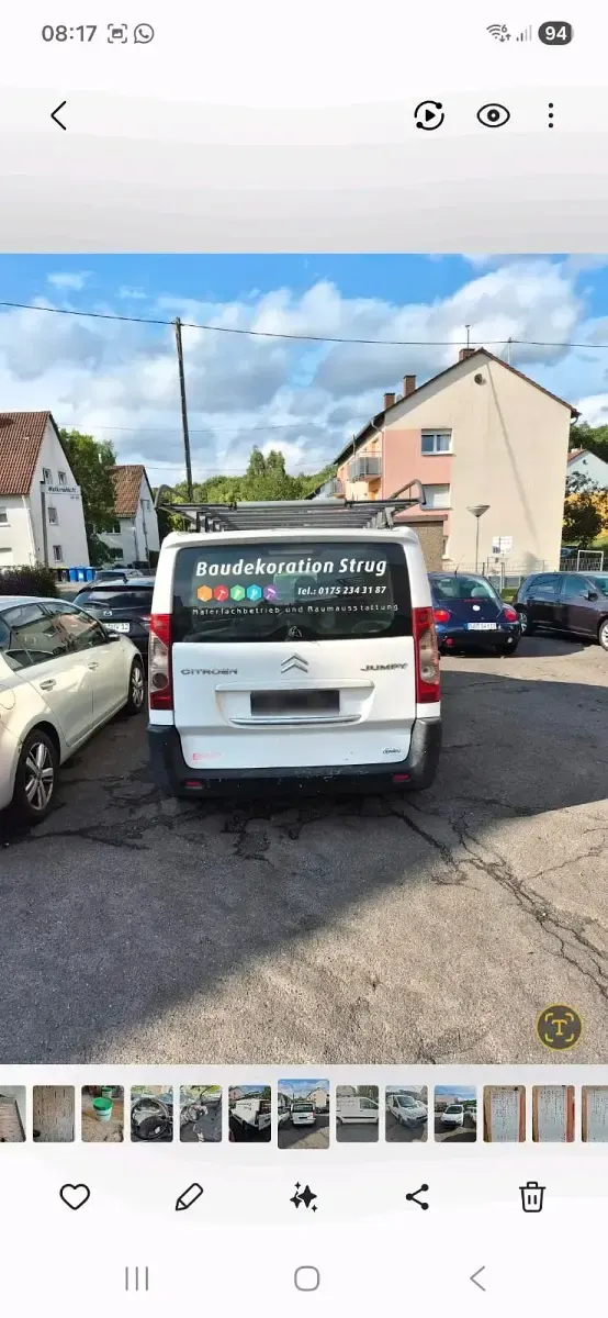 Gebraucht Citroën Jumpy 120 PS (88 kW) 2008 Weiß Van / Kleinbus