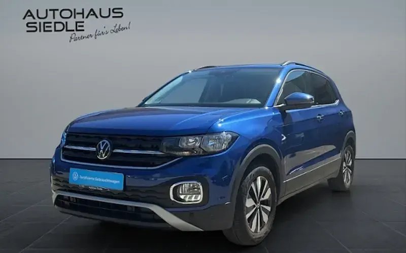 Gebraucht VW T-Cross Move 95 PS (69 kW) 2023 Blau SUV