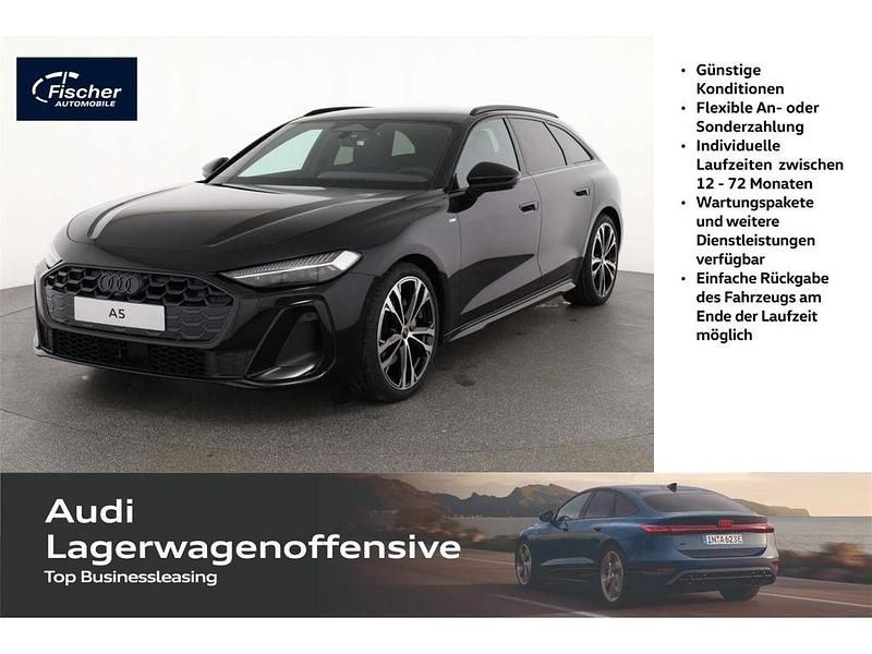 Neu Audi A5 S-Line 204 PS (150 kW) 2025 Mythosschwarz metallic Kombi