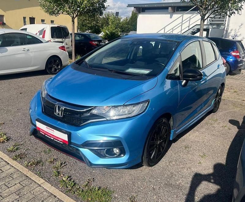 Brillant sporty blue metallic Gebraucht 2019 Honda Jazz Dynamic Kleinwagen | 12.990 € (Guter Preis) - Bild 1/4