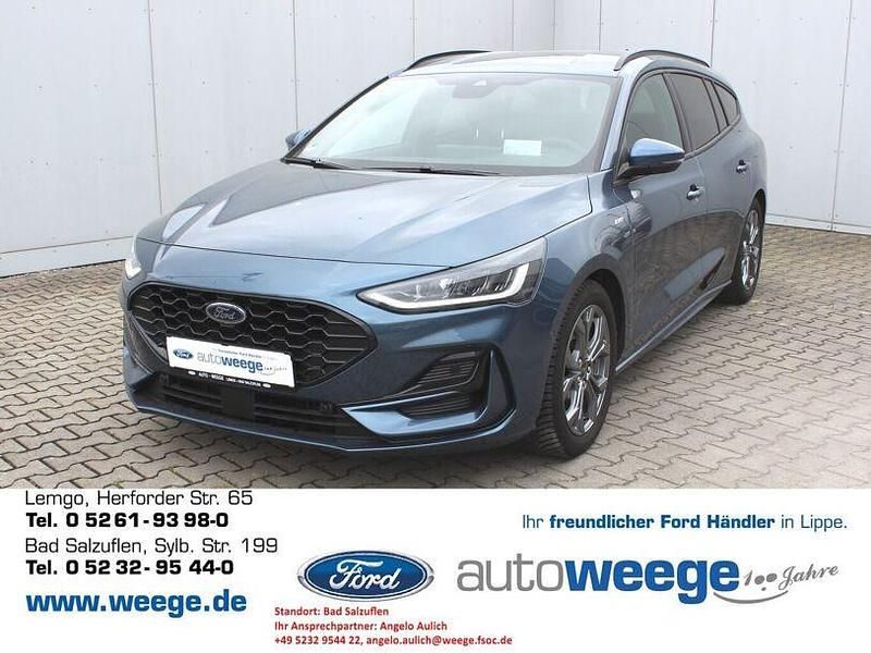 Blau (metallic) Gebraucht 2024 Ford Focus ST-Line X Kombi | 28.490 € (Etwas zu teuer) - Bild 1/4