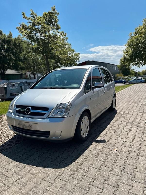 Silber Gebraucht 2003 Opel Meriva Van / Kleinbus | 1.200 € (Fairer Preis) - Bild 1/4