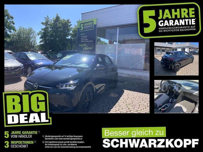Diamant schwarz Gebraucht 2023 Opel Corsa-e Edition Kleinwagen | 15.980 € (Superpreis) - Bild 1/4