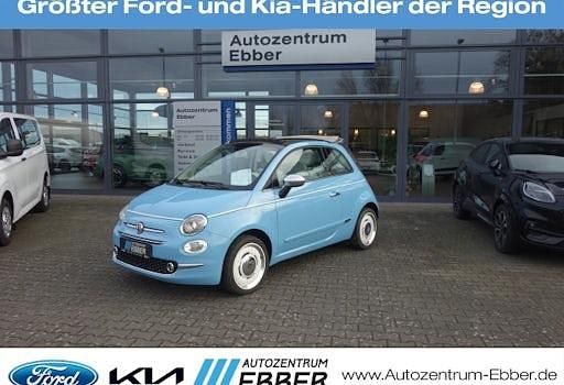 Blau Gebraucht 2018 Fiat 500C Collezione Cabrio | 10.971 € (Fairer Preis) - Bild 1/4