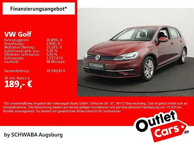 Gebraucht VW Golf VII Comfortline 131 PS (96 kW) 2019 Rot Limousine