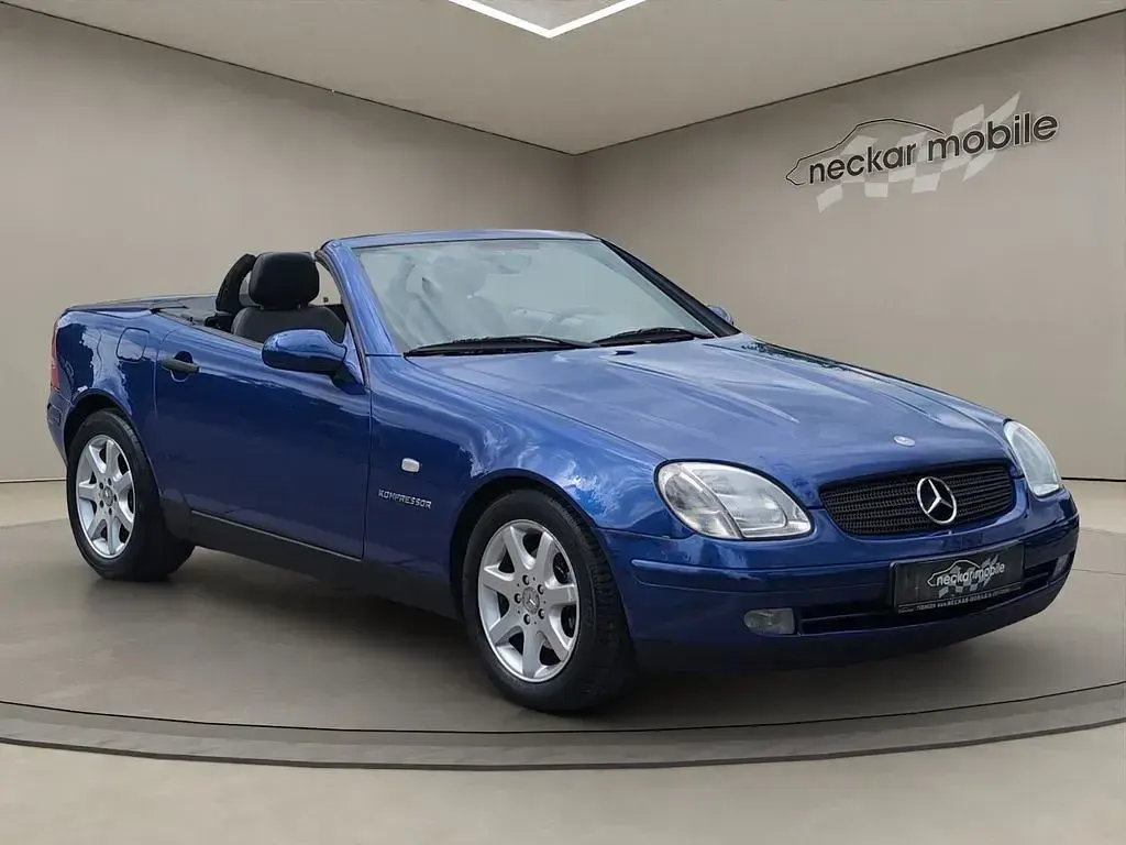 Gebraucht Mercedes SLK230 193 PS (141 kW) 1999 Linaritblau Cabrio