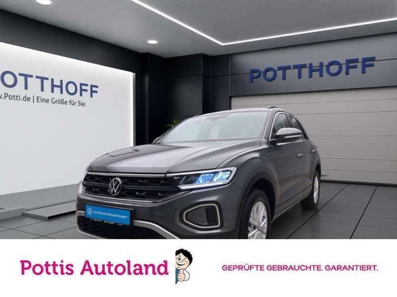 Grau Gebraucht 2023 VW T-Roc Life SUV | 22.777 € (Fairer Preis) - Bild 1/4