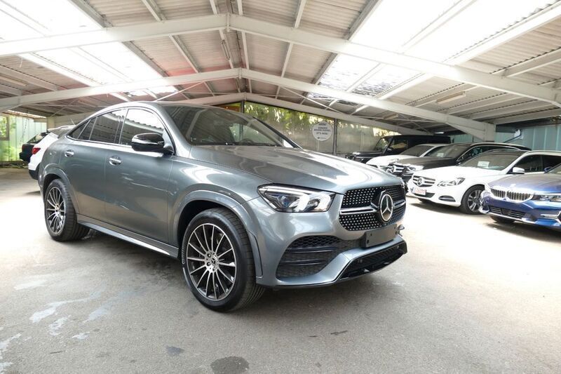 Grau Gebraucht 2021 Mercedes GLE400 AMG line Coupé | 72.400 € (Fairer Preis) - Bild 1/4