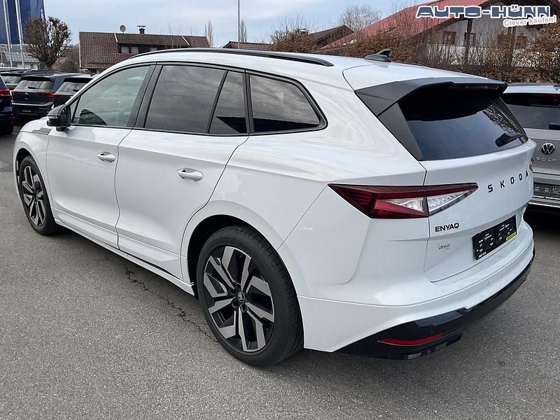 Neu Skoda Enyaq iV SportLine 210 kW (286 PS) 2025 Moon weiß perleffekt SUV