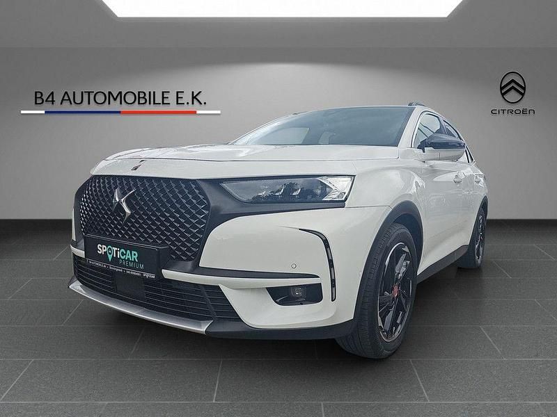 Polarweiss Gebraucht 2021 DS Automobiles DS7 Crossback Performance Line Plus SUV | 23.950 € (Fairer Preis) - Bild 1/4