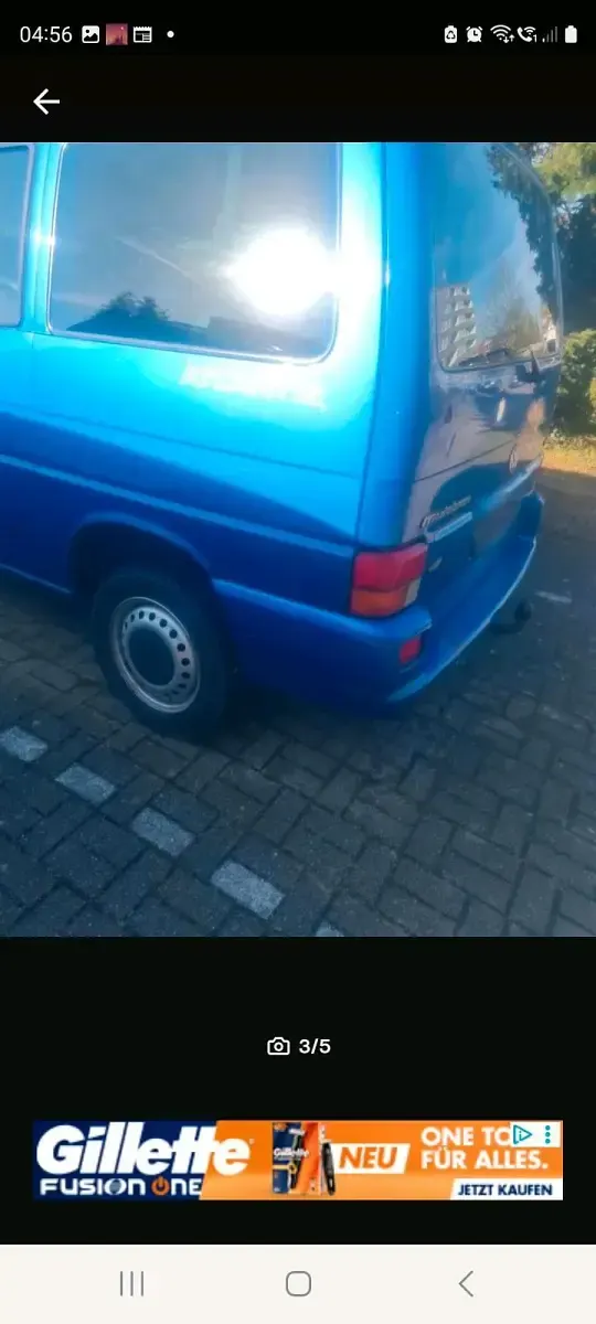 Gebraucht VW Multivan 102 PS (75 kW) 1999 Blau Van / Kleinbus