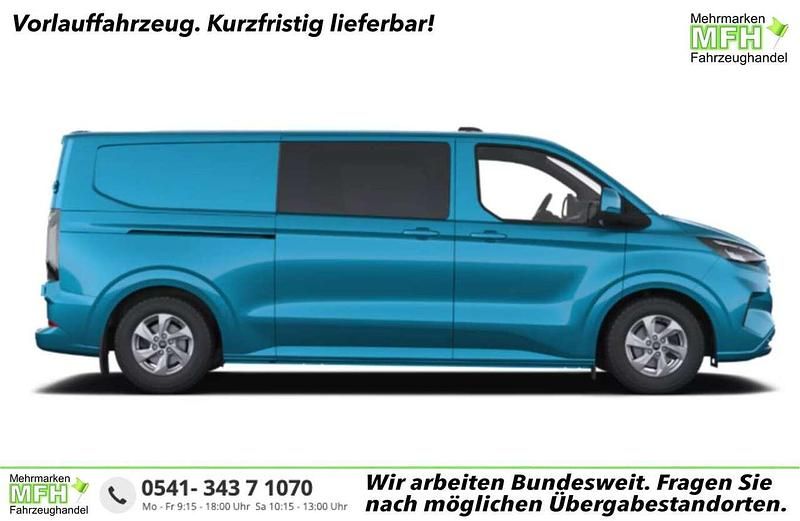 Neu Ford Transit Custom Limited 170 PS (125 kW) 2025 Digital aqua blue metallic Van