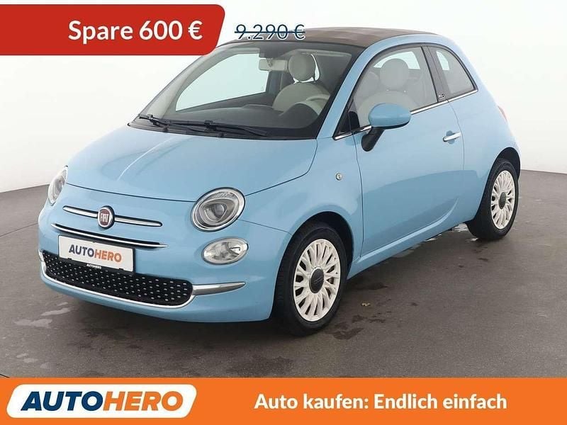 Blau Gebraucht 2016 Fiat 500C Lounge Cabrio | 8.690 € (Fairer Preis) - Bild 1/3